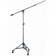 Quik Lok A/50 Height-adjustable tripod studio boom stand with casters